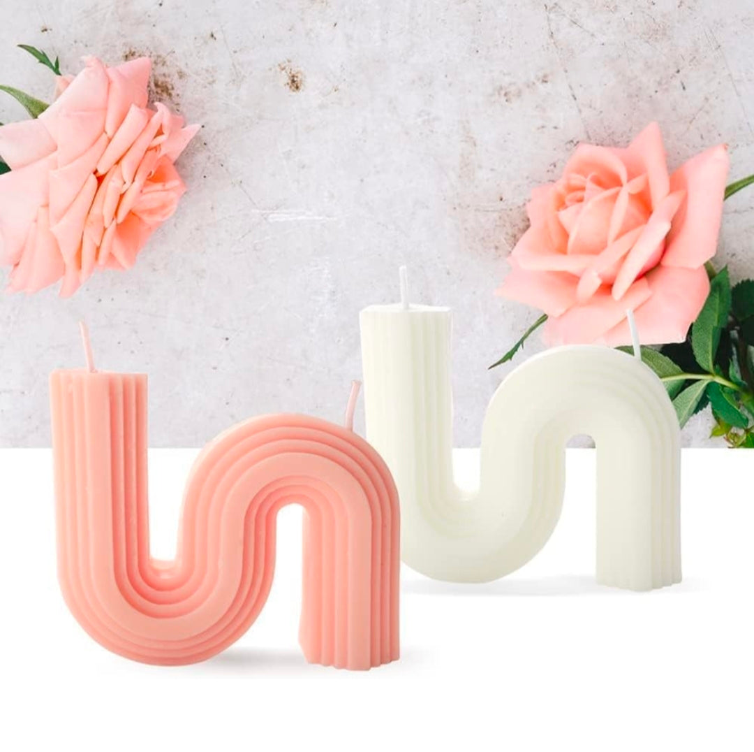 U shaped candle mold