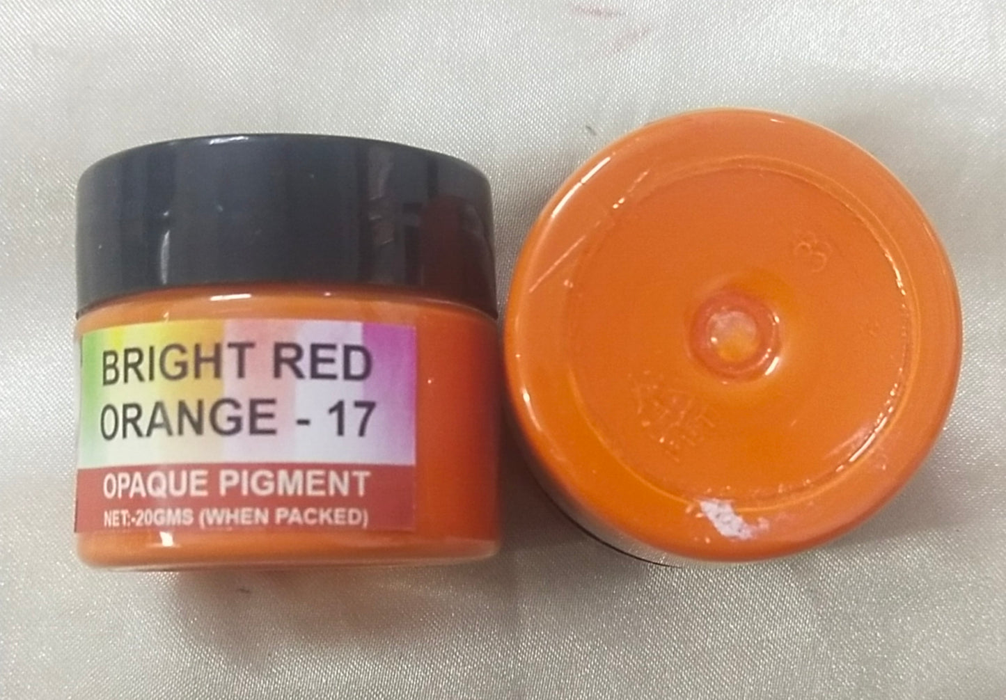 Bright red orange