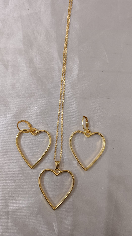 Heart Jewellery set