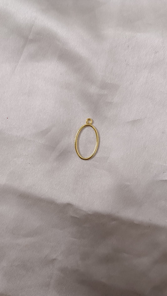 Golden Mini brass bezel pack of 1