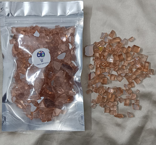 Copper firepit stones