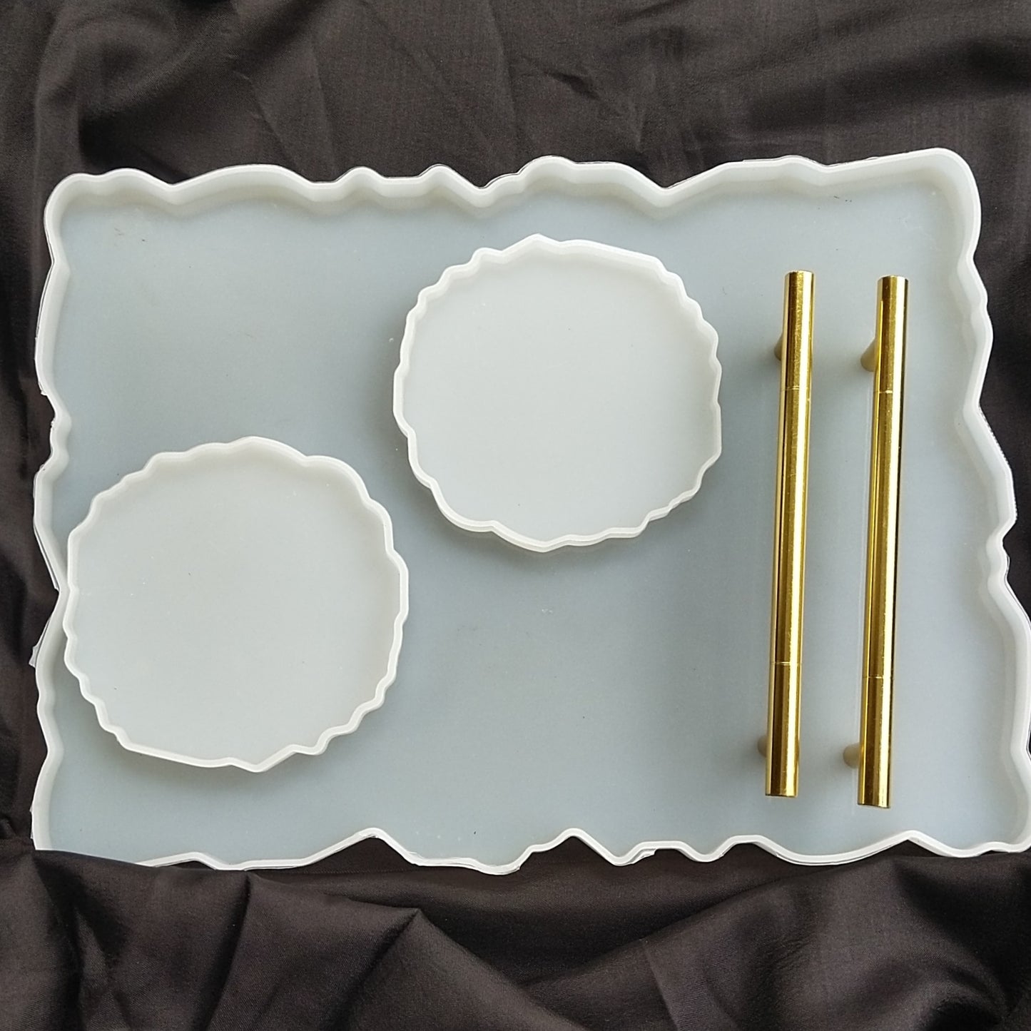 Tray coaster set combo