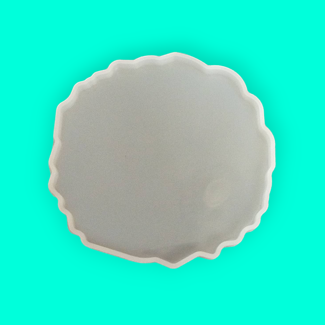 4" irregular agate coaster