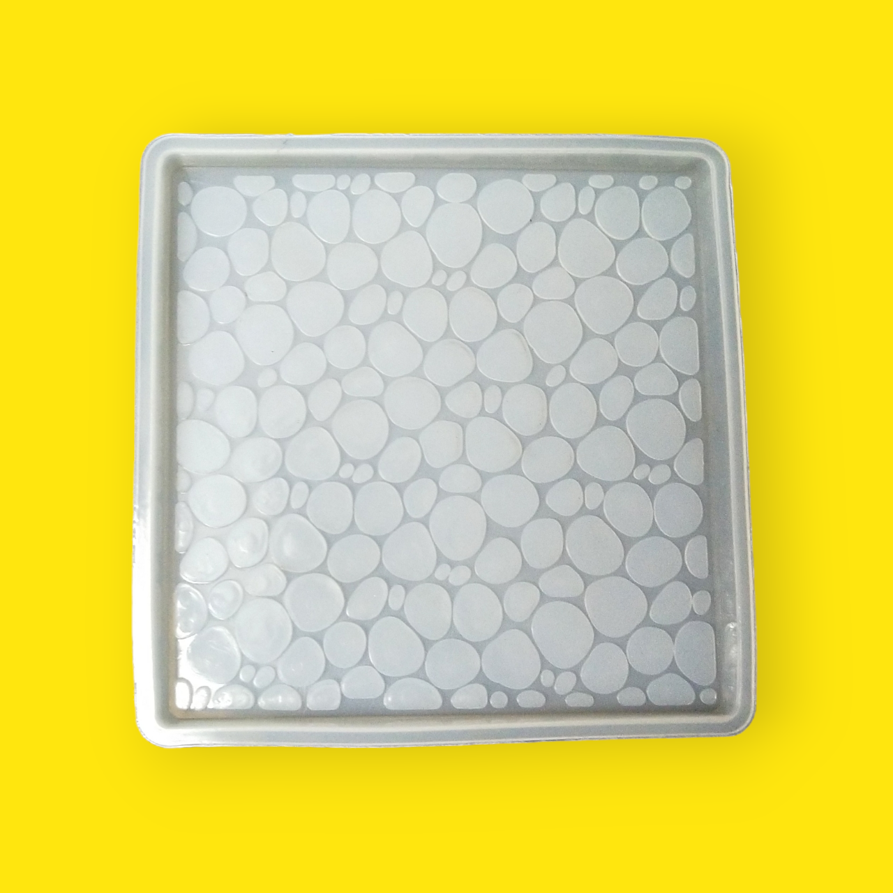 4" square textured coaster