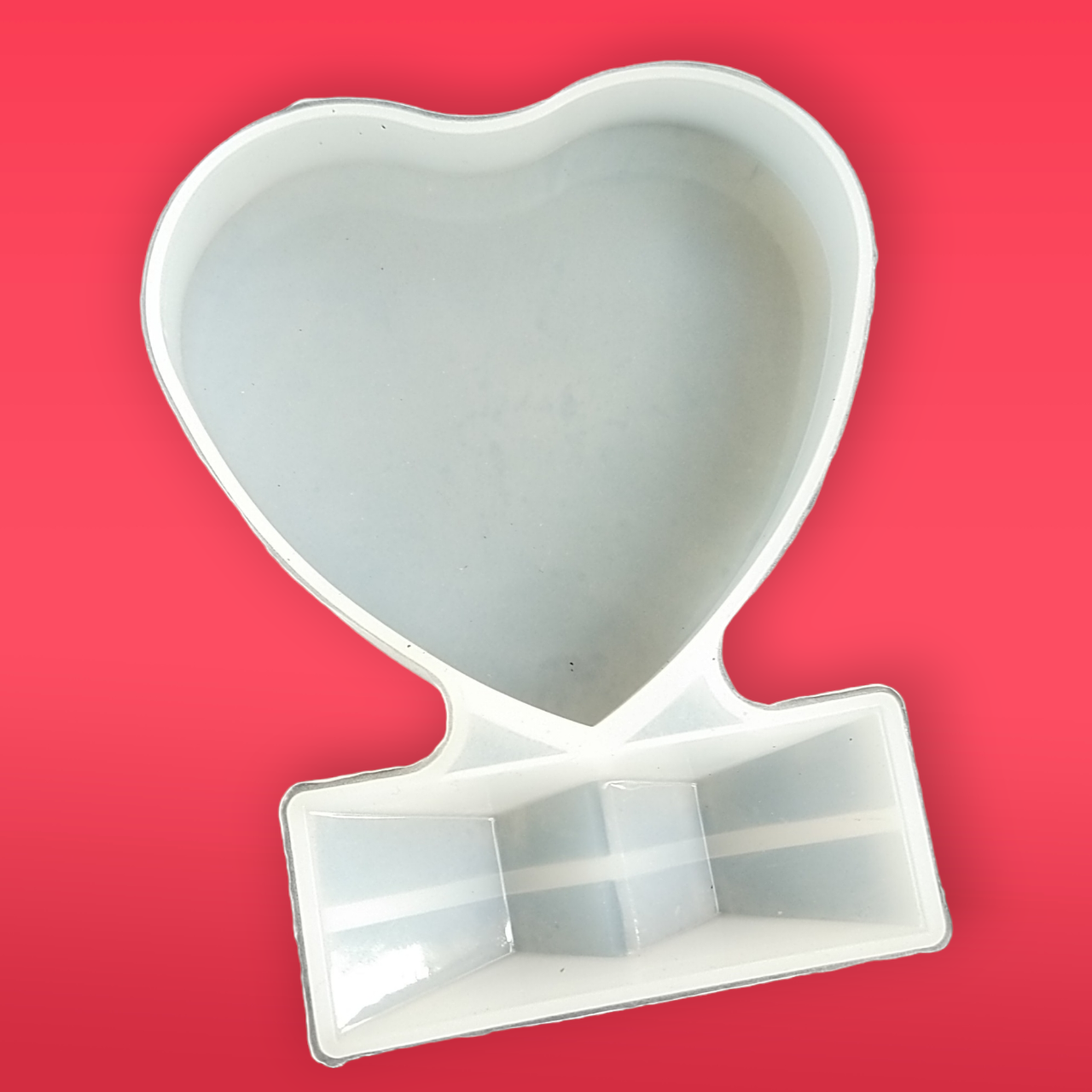 Heart 4" mold with stand