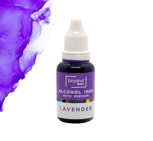 Lavender alcohol ink