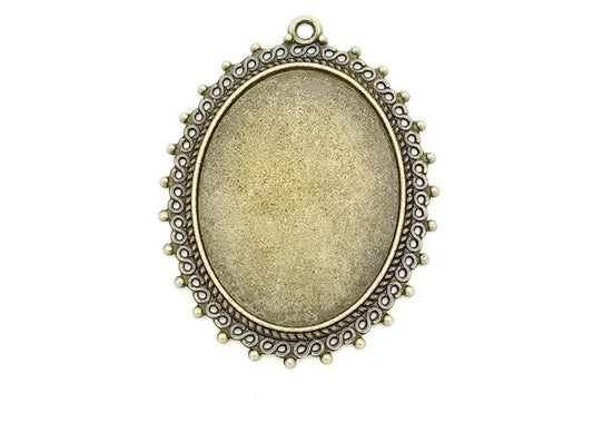 Oval Antique Pendant