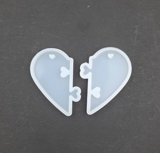 Heart Keychain mold 4