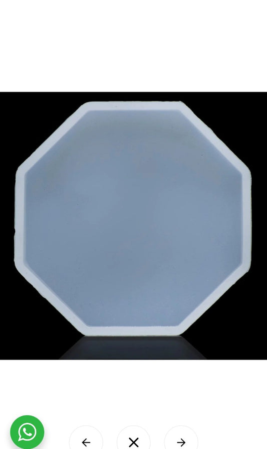 Hexagon coaster mold
