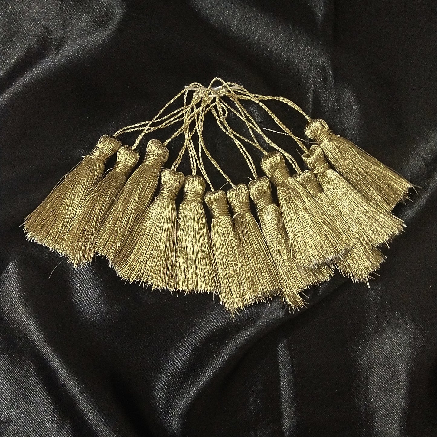 Golden bookmark tassel