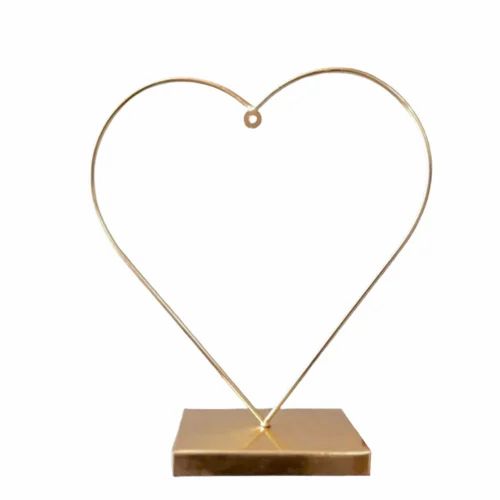 Heart shape  hanging metal hoop stand
