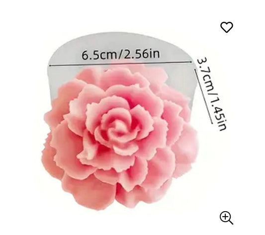Blooming peony mold
