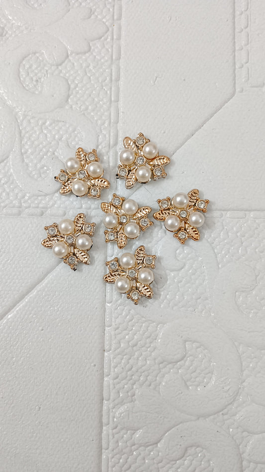 Pearl embellishment pack of 6