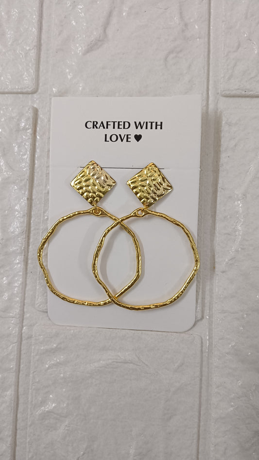 Golden earrings