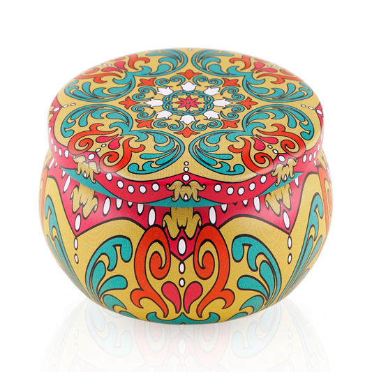 Tin candle jar pack of 1