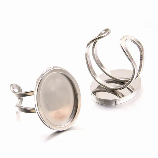 Small Oval silver ring