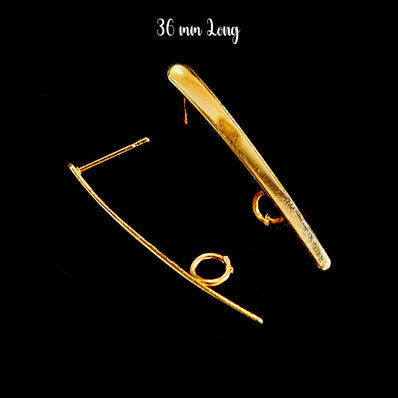 New gold stud hook