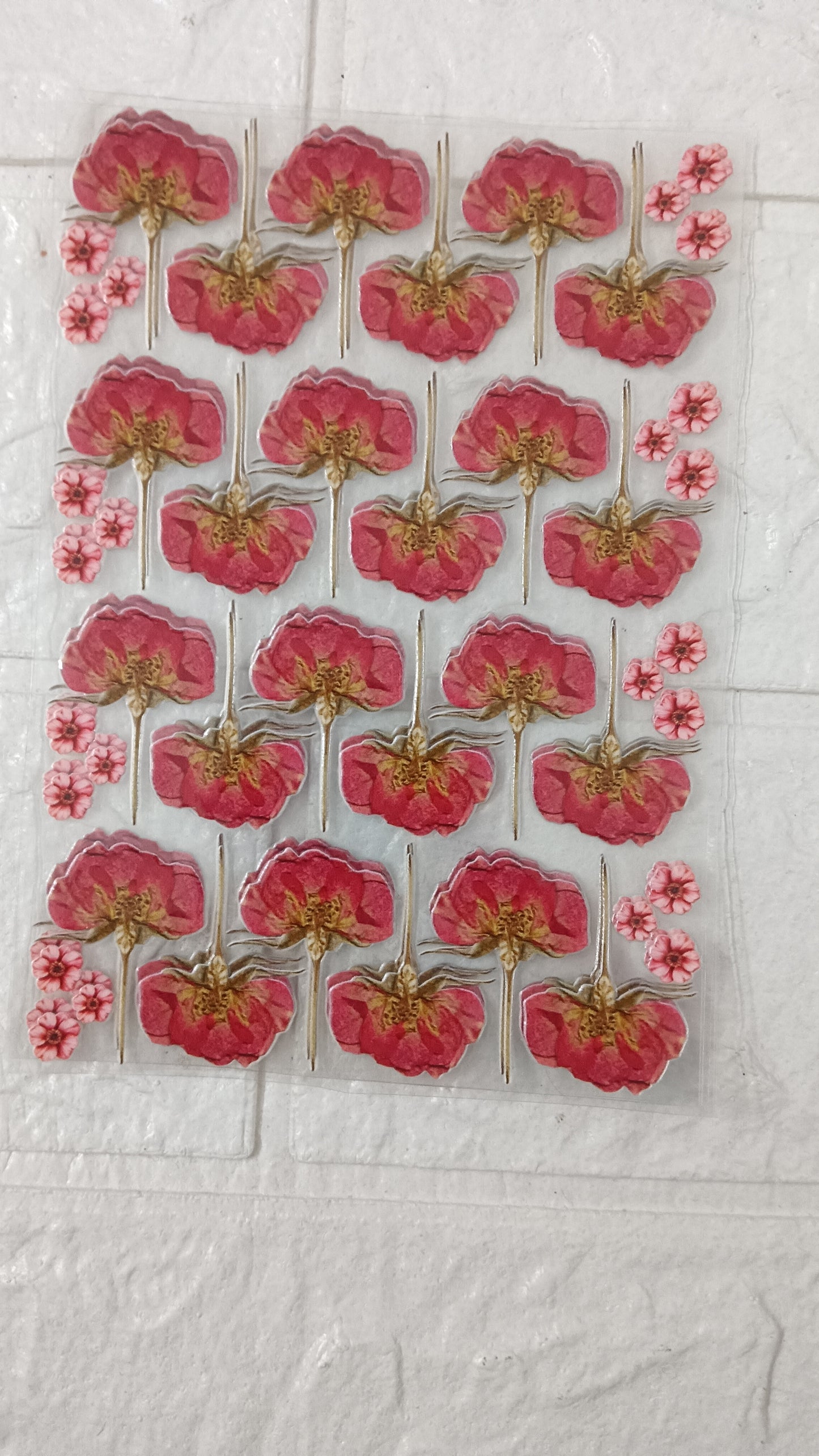 Rose sticker sheet
