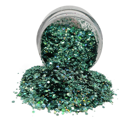 Emerald green Glitter