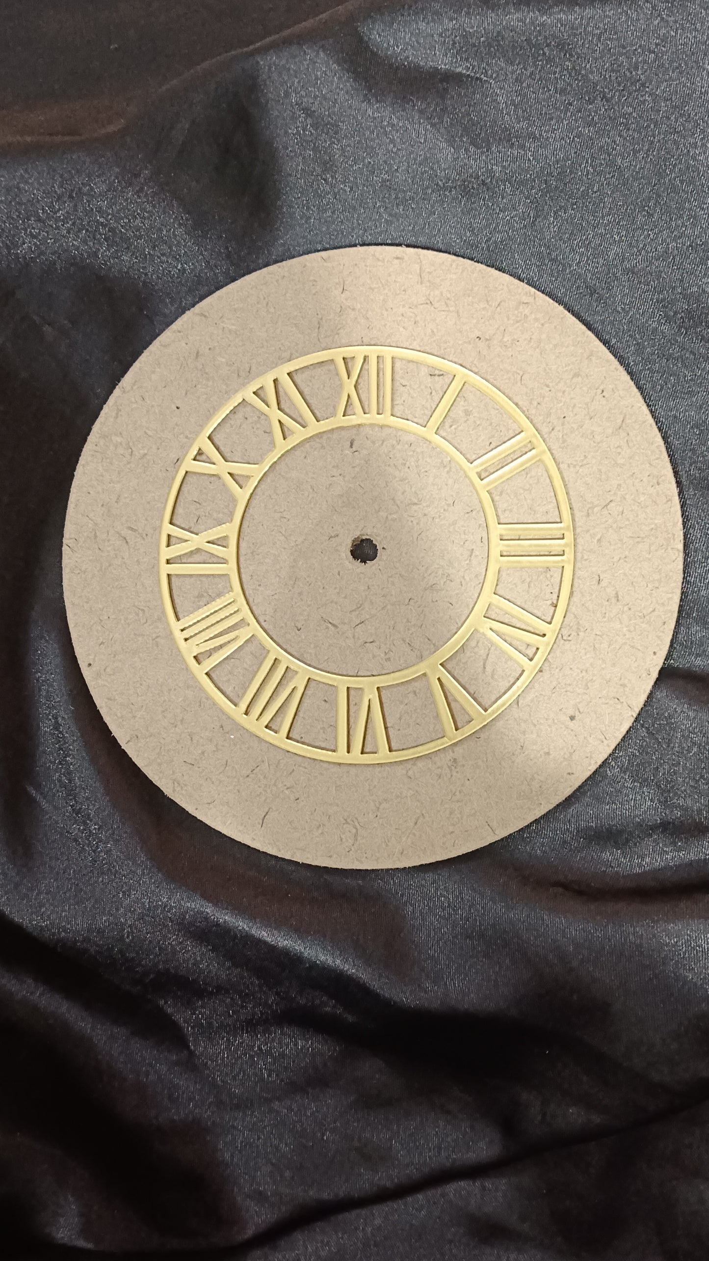 6" clock mdf with ring