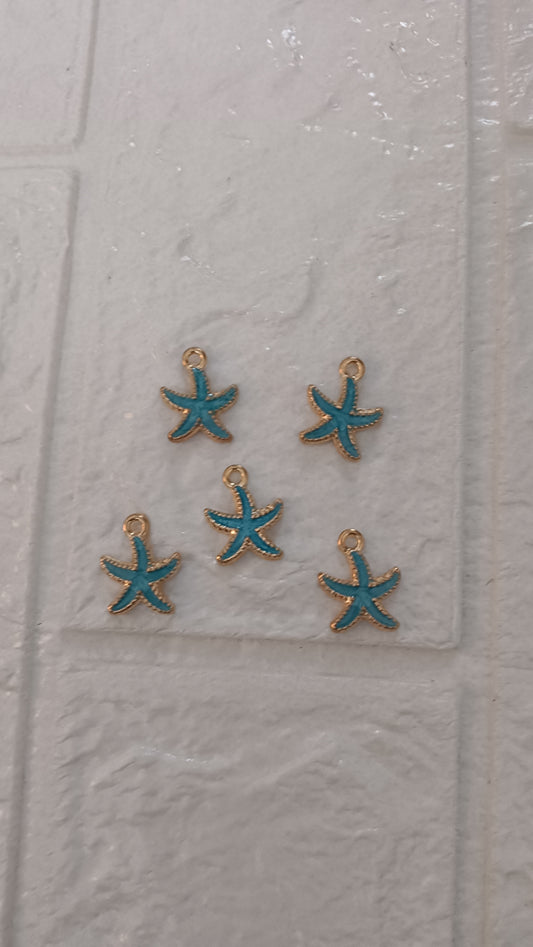 Star charms pack of 5