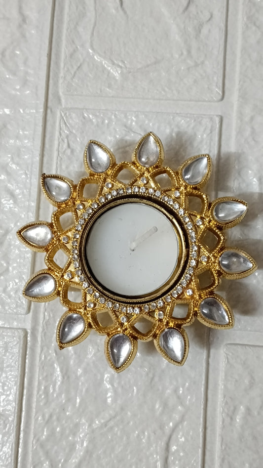 Flower tealight holders