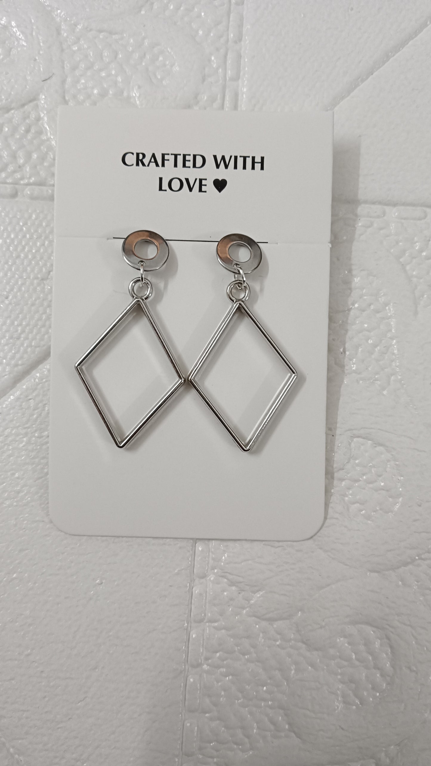 Silver earrings