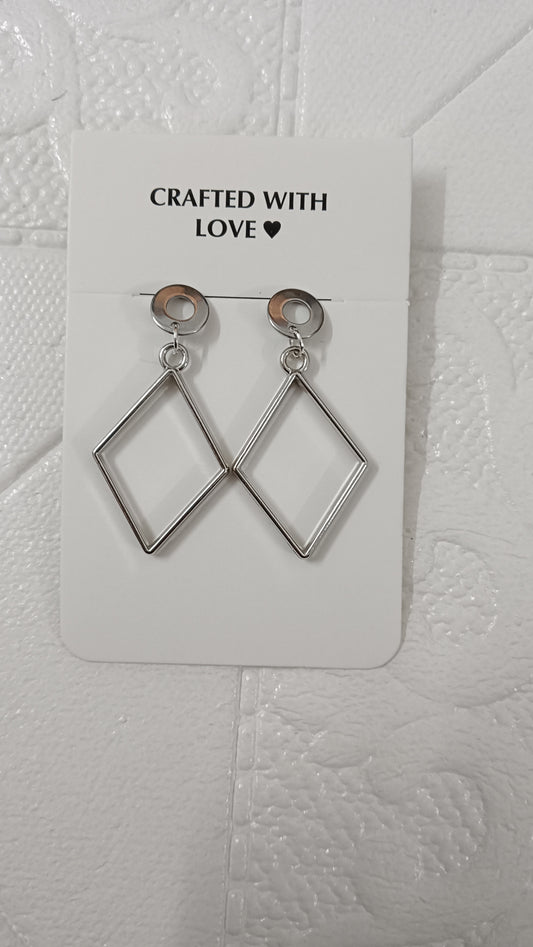 Silver earrings