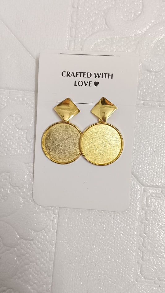 Golden earrings