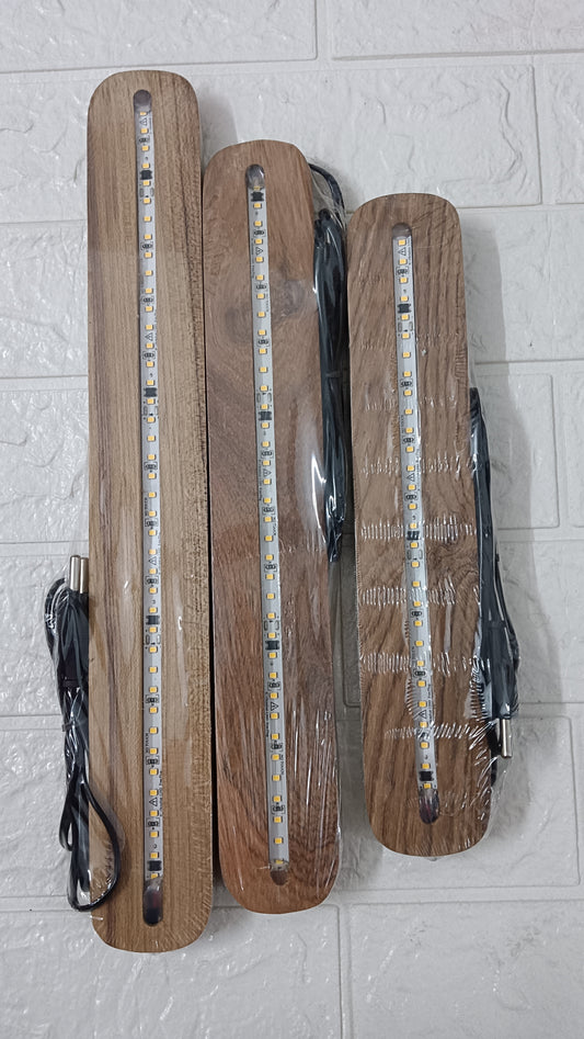 10" Teakwood led stand