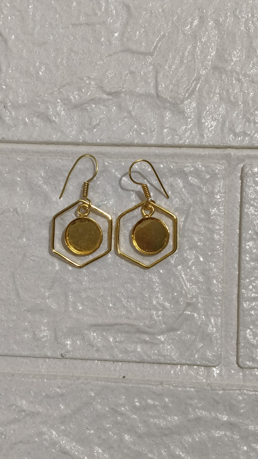 New golden  earrings 3