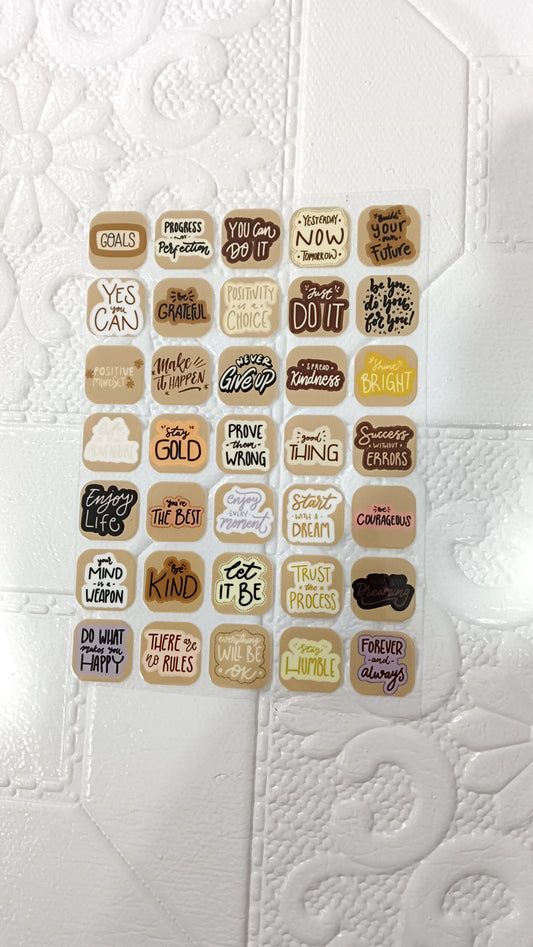 sticker sheet