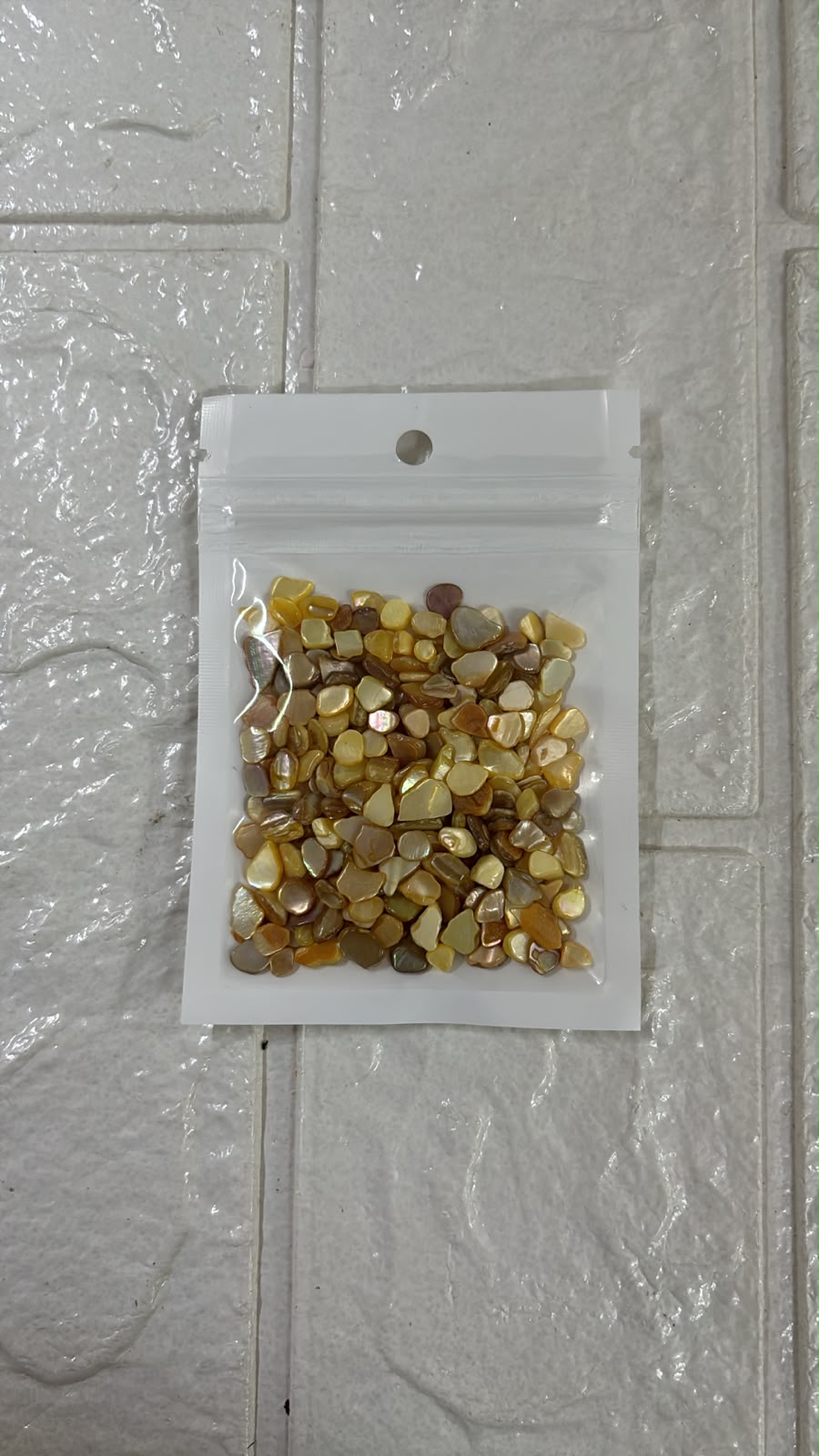 Warm yellow nucleus stones