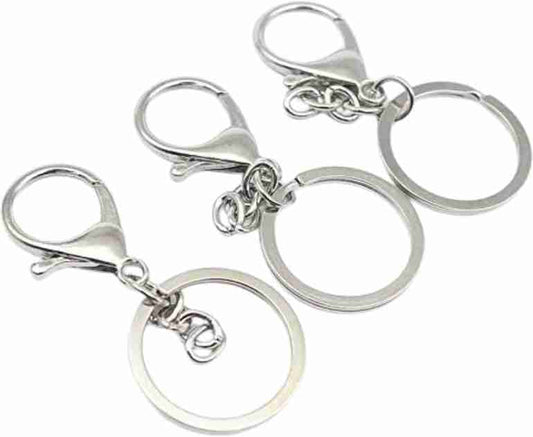 Lobster silver Keychains