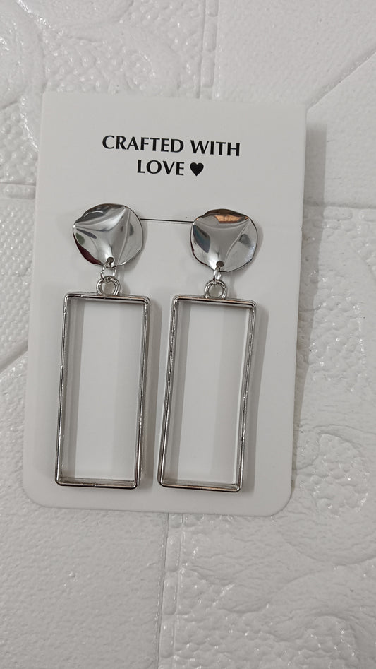 Silver earrings
