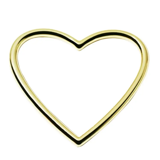 Big heart without hole pack of 1