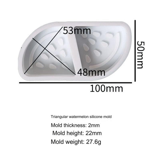 Watermelon candle mold