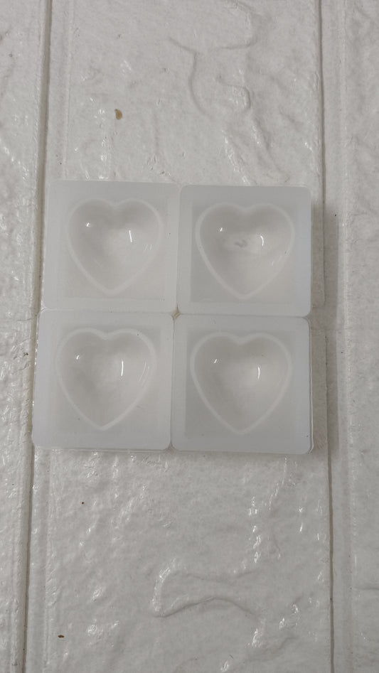 3d heart  jewellery mold