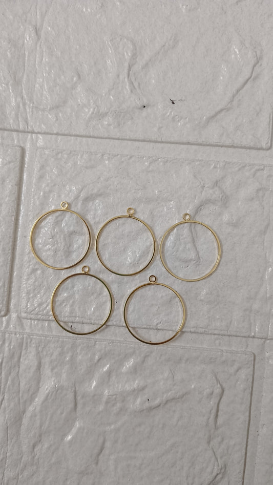Big round pendent pack of 5