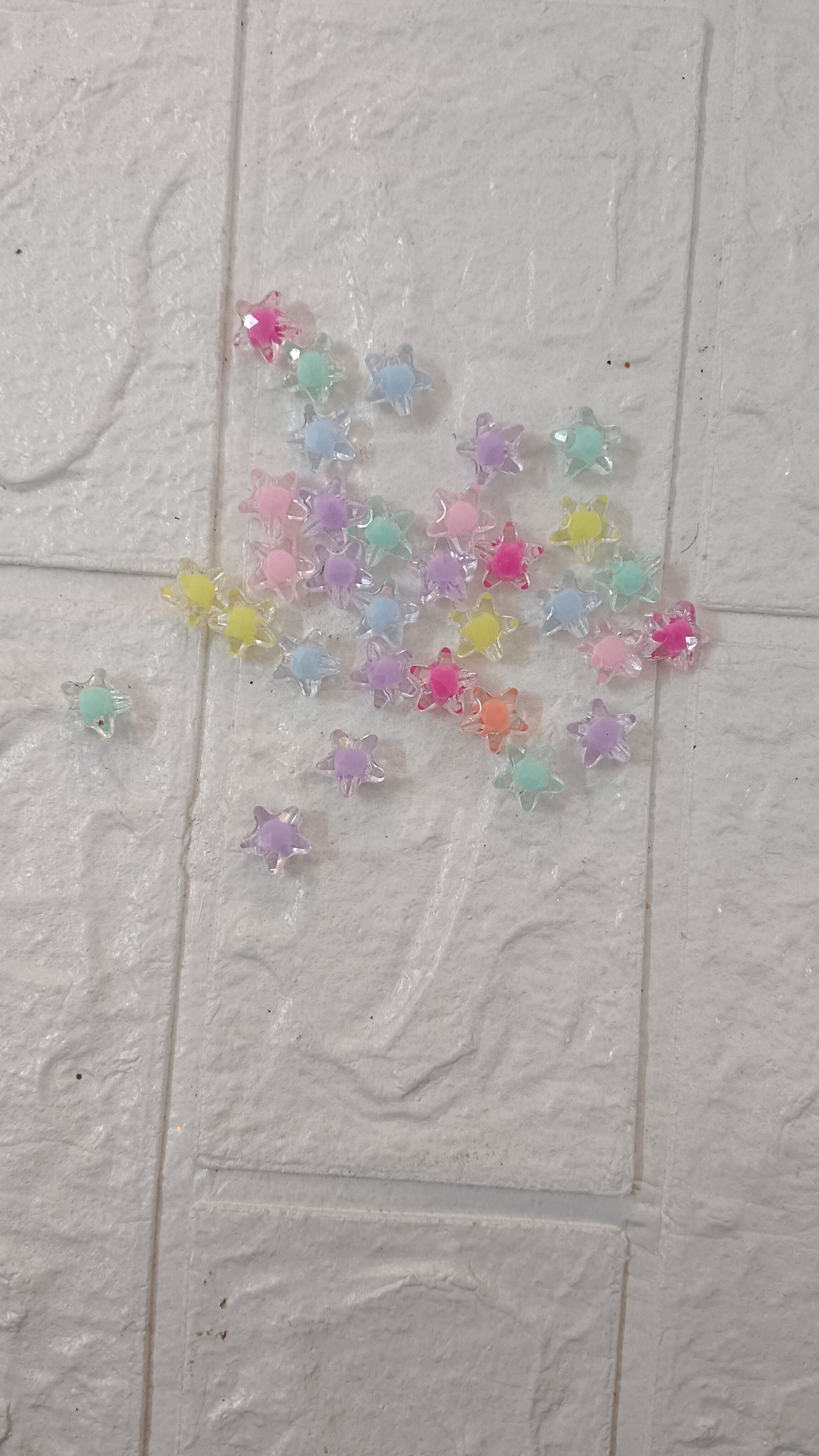 Colour  mixed beads