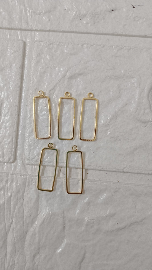 Gold pendent pack of 5