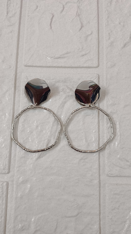 Silver earrings