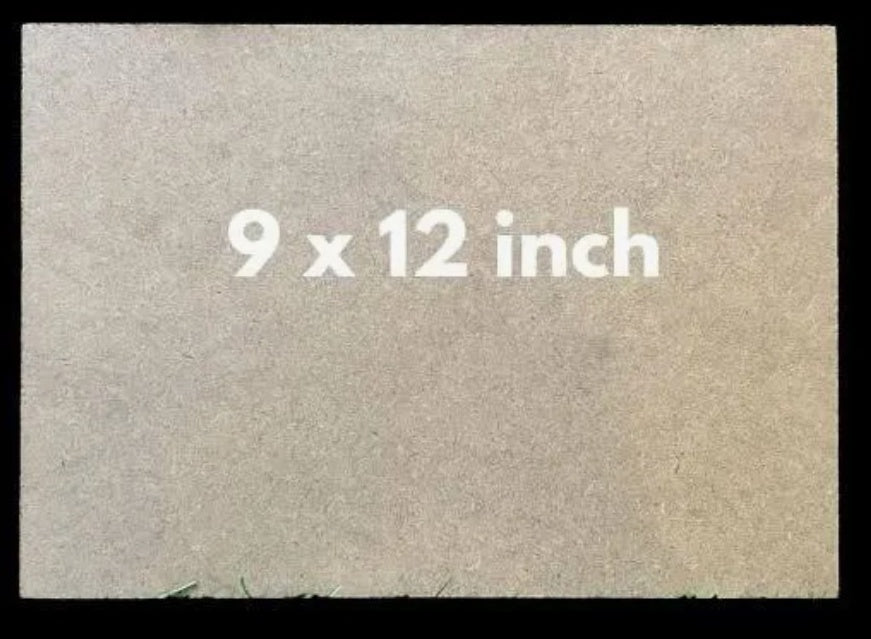 9 by 12 nameplate plain