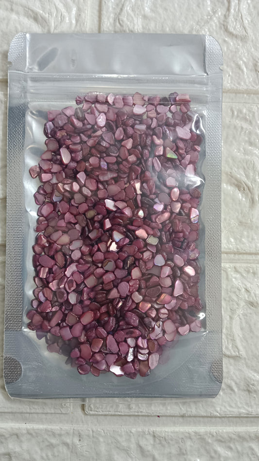 Red ruby shell granules