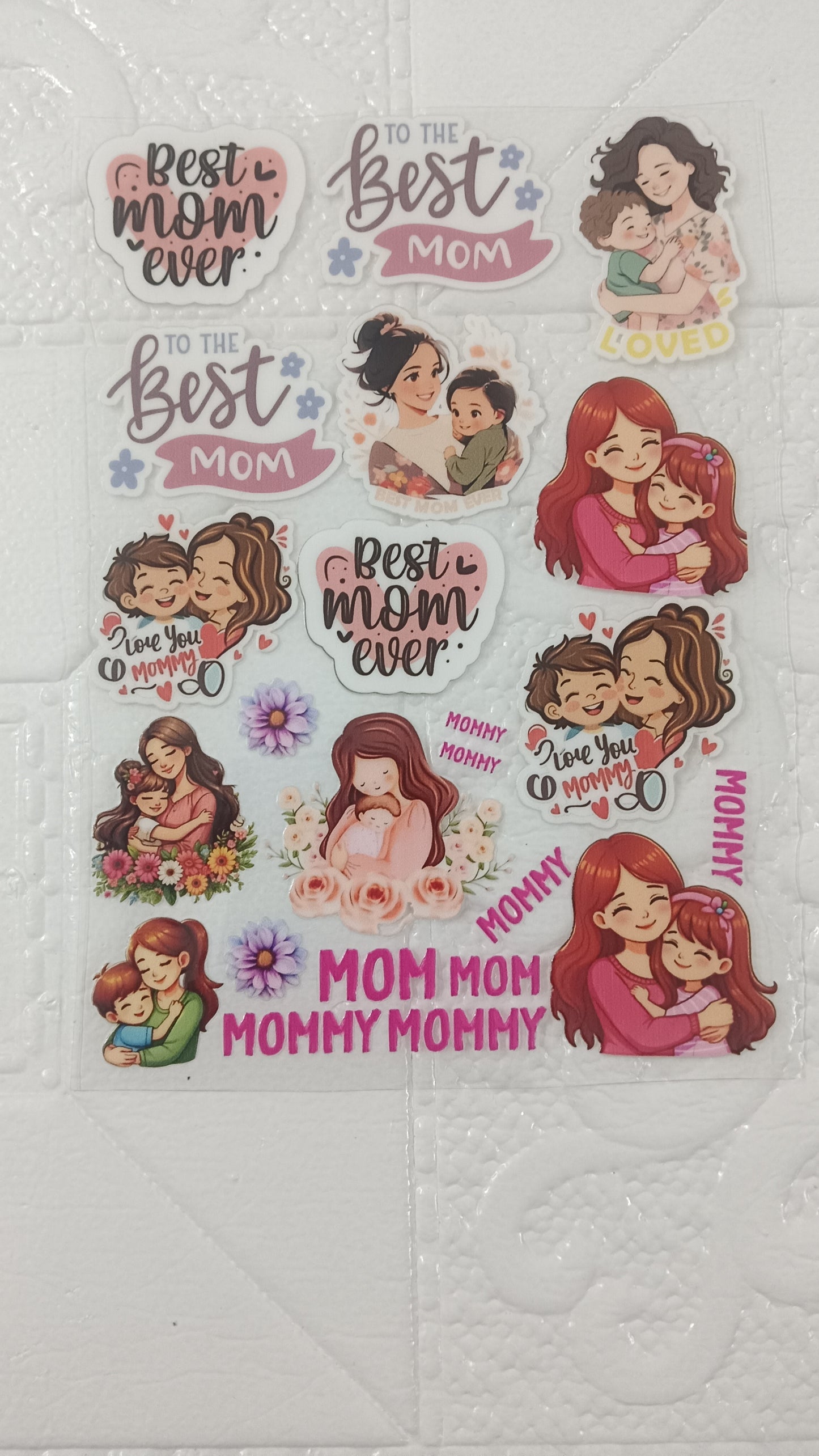 Mother sticker sheet