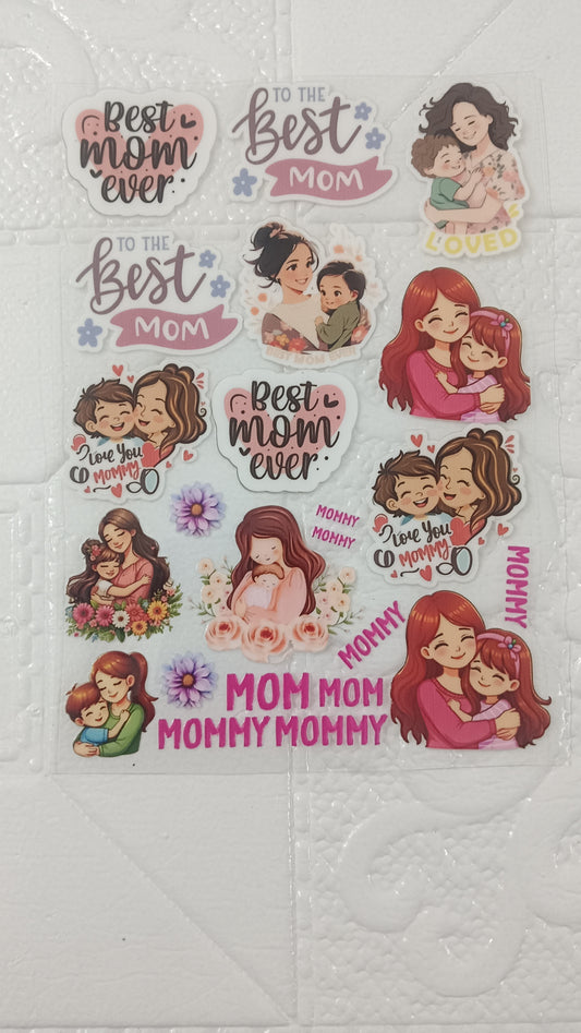 Mother sticker sheet