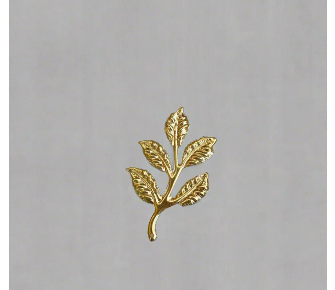 New Metal leaf pack of 6