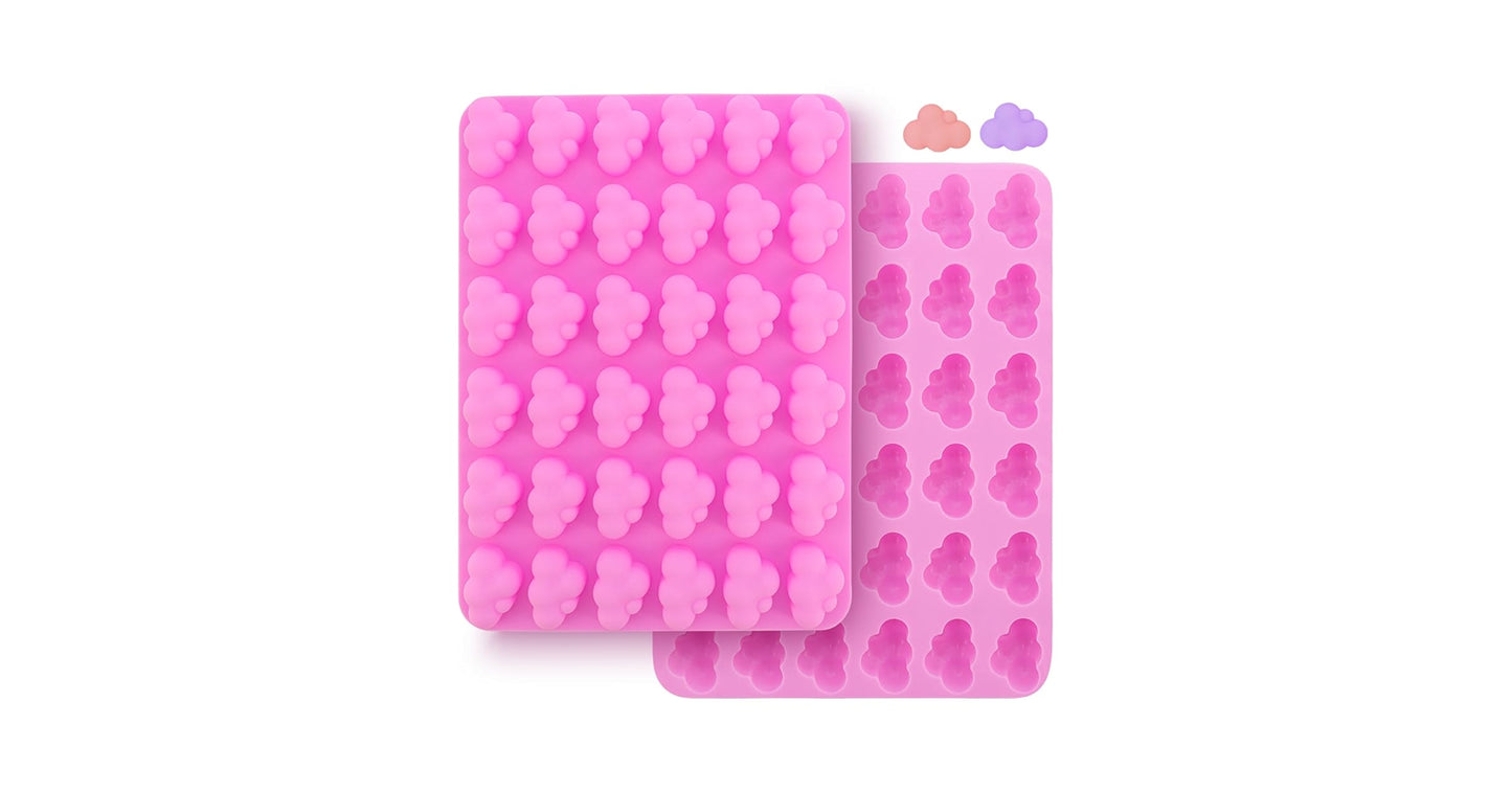 Cloud shape candle mold