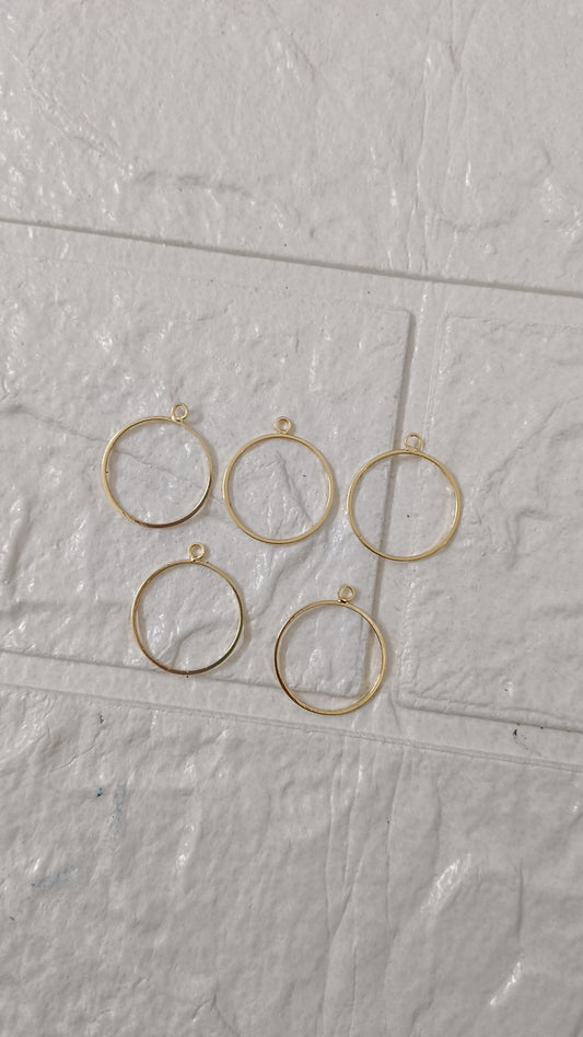 Small round pendent pack of 5
