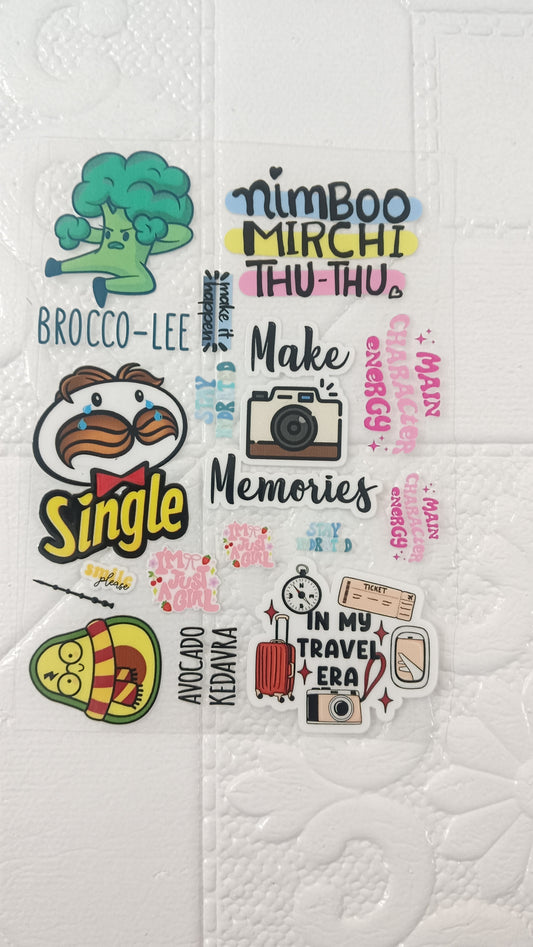 sticker sheet